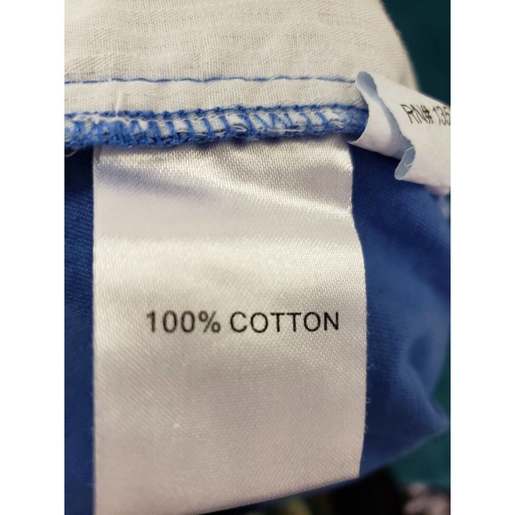 Tehama Mens Blue Bermuda Shorts Size 32 Casual 100% Cotton Khaki Chino - Picture 6 of 12